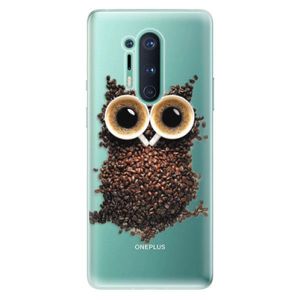 Odolné silikónové puzdro iSaprio - Owl And Coffee - OnePlus 8 Pro vyobraziť