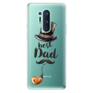 Odolné silikónové puzdro iSaprio - Best Dad - OnePlus 8 Pro vyobraziť