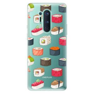 Odolné silikónové puzdro iSaprio - Sushi Pattern - OnePlus 8 Pro vyobraziť