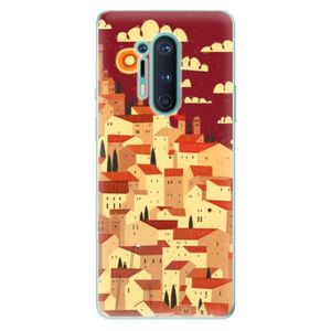 Odolné silikónové puzdro iSaprio - Mountain City - OnePlus 8 Pro vyobraziť