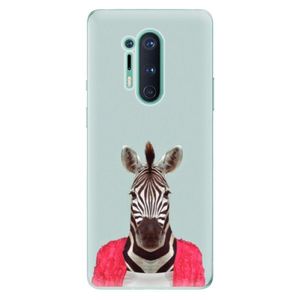Odolné silikónové puzdro iSaprio - Zebra 01 - OnePlus 8 Pro vyobraziť