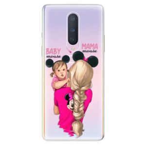 Odolné silikónové puzdro iSaprio - Mama Mouse Blond and Girl - OnePlus 8 vyobraziť