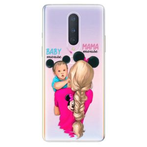 Odolné silikónové puzdro iSaprio - Mama Mouse Blonde and Boy - OnePlus 8 vyobraziť