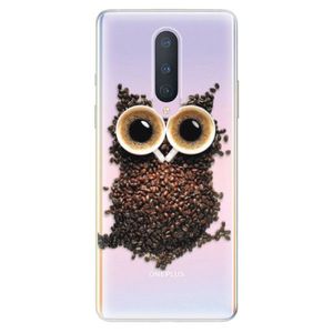 Odolné silikónové puzdro iSaprio - Owl And Coffee - OnePlus 8 vyobraziť