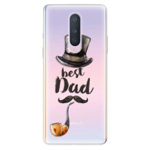 Odolné silikónové puzdro iSaprio - Best Dad - OnePlus 8 vyobraziť