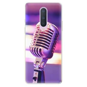 Odolné silikónové puzdro iSaprio - Vintage Microphone - OnePlus 8 vyobraziť