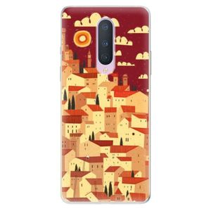 Odolné silikónové puzdro iSaprio - Mountain City - OnePlus 8 vyobraziť
