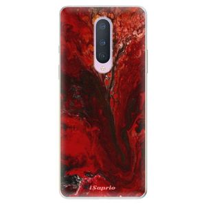Odolné silikónové puzdro iSaprio - RedMarble 17 - OnePlus 8 vyobraziť