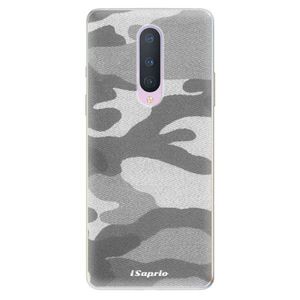 Odolné silikónové puzdro iSaprio - Gray Camuflage 02 - OnePlus 8 vyobraziť
