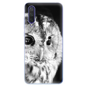 Odolné silikónové puzdro iSaprio - BW Owl - Xiaomi Mi 9 Lite vyobraziť