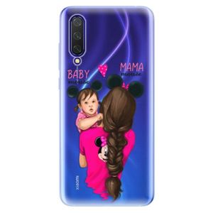 Odolné silikónové puzdro iSaprio - Mama Mouse Brunette and Girl - Xiaomi Mi 9 Lite vyobraziť