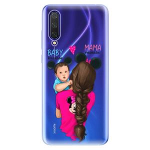 Odolné silikónové puzdro iSaprio - Mama Mouse Brunette and Boy - Xiaomi Mi 9 Lite vyobraziť