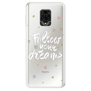 Odolné silikónové puzdro iSaprio - Follow Your Dreams - white - Xiaomi Redmi Note 9 Pro / Note 9S vyobraziť
