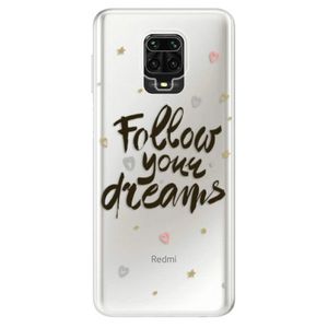 Odolné silikónové puzdro iSaprio - Follow Your Dreams - black - Xiaomi Redmi Note 9 Pro / Note 9S vyobraziť