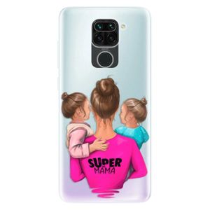 Odolné silikónové puzdro iSaprio - Super Mama - Two Girls - Xiaomi Redmi Note 9 vyobraziť