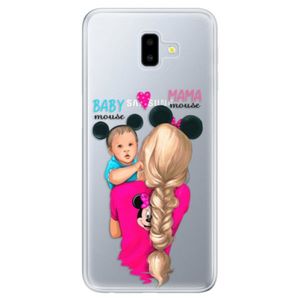 Odolné silikónové puzdro iSaprio - Mama Mouse Blonde and Boy - Samsung Galaxy J6+ vyobraziť