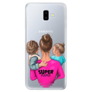 Odolné silikónové puzdro iSaprio - Super Mama - Boy and Girl - Samsung Galaxy J6+ vyobraziť