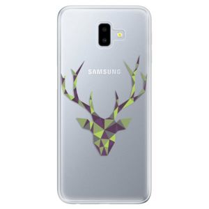 Odolné silikónové puzdro iSaprio - Deer Green - Samsung Galaxy J6+ vyobraziť