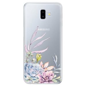 Odolné silikónové puzdro iSaprio - Succulent 01 - Samsung Galaxy J6+ vyobraziť