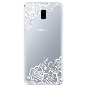 Odolné silikónové puzdro iSaprio - White Lace 02 - Samsung Galaxy J6+ vyobraziť