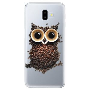 Odolné silikónové puzdro iSaprio - Owl And Coffee - Samsung Galaxy J6+ vyobraziť