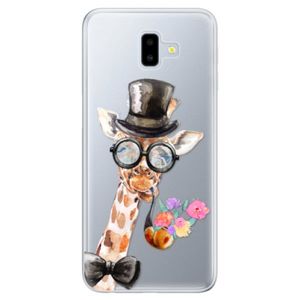 Odolné silikónové puzdro iSaprio - Sir Giraffe - Samsung Galaxy J6+ vyobraziť