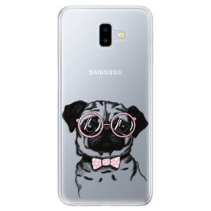 Odolné silikónové puzdro iSaprio - The Pug - Samsung Galaxy J6+ vyobraziť