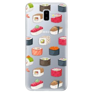Odolné silikónové puzdro iSaprio - Sushi Pattern - Samsung Galaxy J6+ vyobraziť