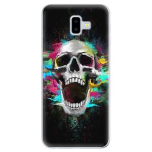 Odolné silikónové puzdro iSaprio - Skull in Colors - Samsung Galaxy J6+ vyobraziť
