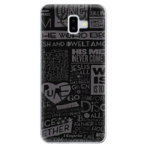 Odolné silikónové puzdro iSaprio - Text 01 - Samsung Galaxy J6+ vyobraziť