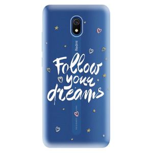 Odolné silikónové puzdro iSaprio - Follow Your Dreams - white - Xiaomi Redmi 8A vyobraziť