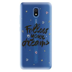 Odolné silikónové puzdro iSaprio - Follow Your Dreams - black - Xiaomi Redmi 8A vyobraziť