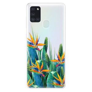 Odolné silikónové puzdro iSaprio - Exotic Flowers - Samsung Galaxy A21s vyobraziť