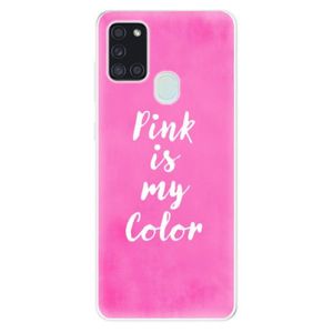 Odolné silikónové puzdro iSaprio - Pink is my color - Samsung Galaxy A21s vyobraziť