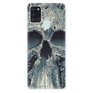 Odolné silikónové puzdro iSaprio - Abstract Skull - Samsung Galaxy A21s vyobraziť