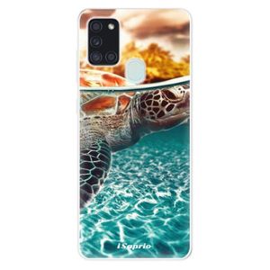 Odolné silikónové puzdro iSaprio - Turtle 01 - Samsung Galaxy A21s vyobraziť
