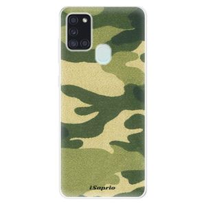 Odolné silikónové puzdro iSaprio - Green Camuflage 01 - Samsung Galaxy A21s vyobraziť