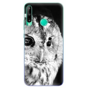 Odolné silikónové puzdro iSaprio - BW Owl - Huawei P40 Lite E vyobraziť