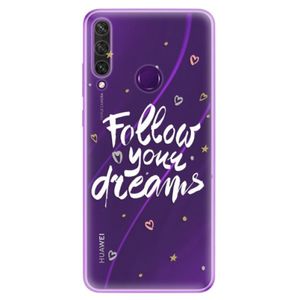 Odolné silikónové puzdro iSaprio - Follow Your Dreams - white - Huawei Y6p vyobraziť