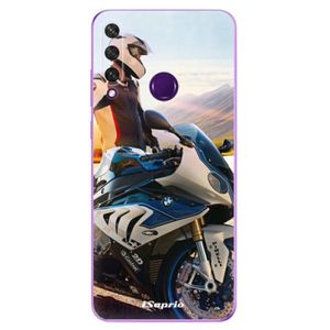 Odolné silikónové puzdro iSaprio - Motorcycle 10 - Huawei Y6p vyobraziť