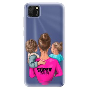 Odolné silikónové puzdro iSaprio - Super Mama - Boy and Girl - Huawei Y5p vyobraziť