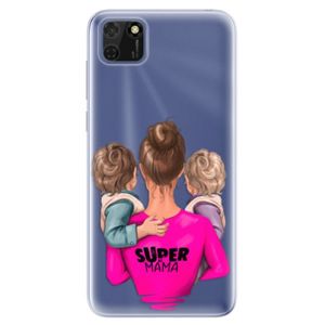 Odolné silikónové puzdro iSaprio - Super Mama - Two Boys - Huawei Y5p vyobraziť