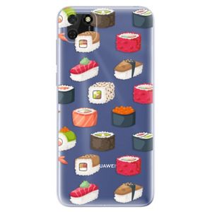 Odolné silikónové puzdro iSaprio - Sushi Pattern - Huawei Y5p vyobraziť