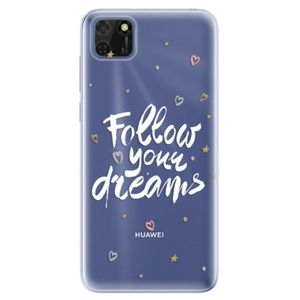 Odolné silikónové puzdro iSaprio - Follow Your Dreams - white - Huawei Y5p vyobraziť