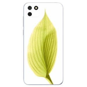 Odolné silikónové puzdro iSaprio - Green Leaf - Huawei Y5p vyobraziť