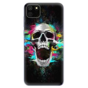 Odolné silikónové puzdro iSaprio - Skull in Colors - Huawei Y5p vyobraziť