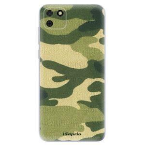 Odolné silikónové puzdro iSaprio - Green Camuflage 01 - Huawei Y5p vyobraziť