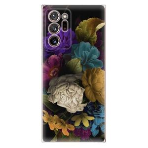 Odolné silikónové puzdro iSaprio - Dark Flowers - Samsung Galaxy Note 20 Ultra vyobraziť