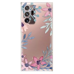 Odolné silikónové puzdro iSaprio - Leaves and Flowers - Samsung Galaxy Note 20 Ultra vyobraziť
