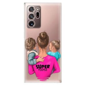 Odolné silikónové puzdro iSaprio - Super Mama - Boy and Girl - Samsung Galaxy Note 20 Ultra vyobraziť